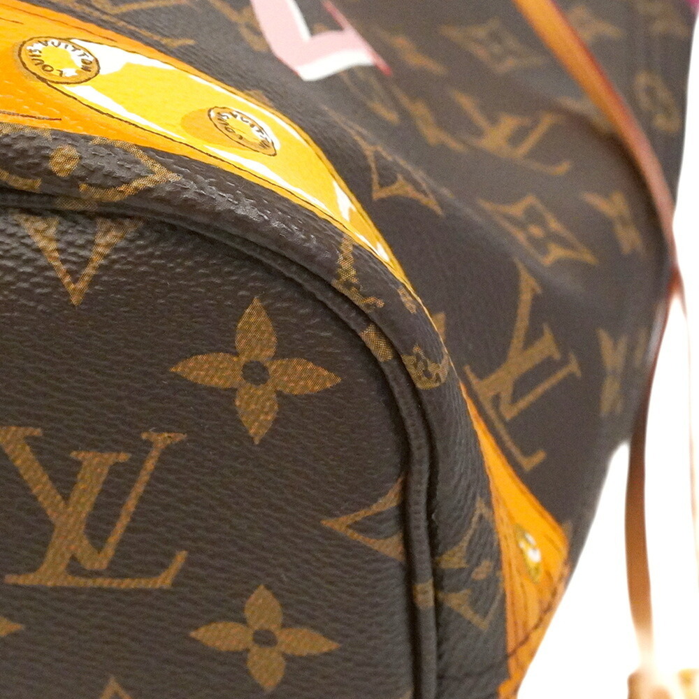 Louis Vuitton Monogram Summer Trunk Neverfull MM Tote Bag M41390 Brown Women's - Picture 8 of 13